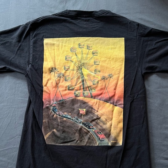 Vladimir Kush In & Out Burger 70th Anniversary Graphic Burger Tee - Picture 1 of 4
